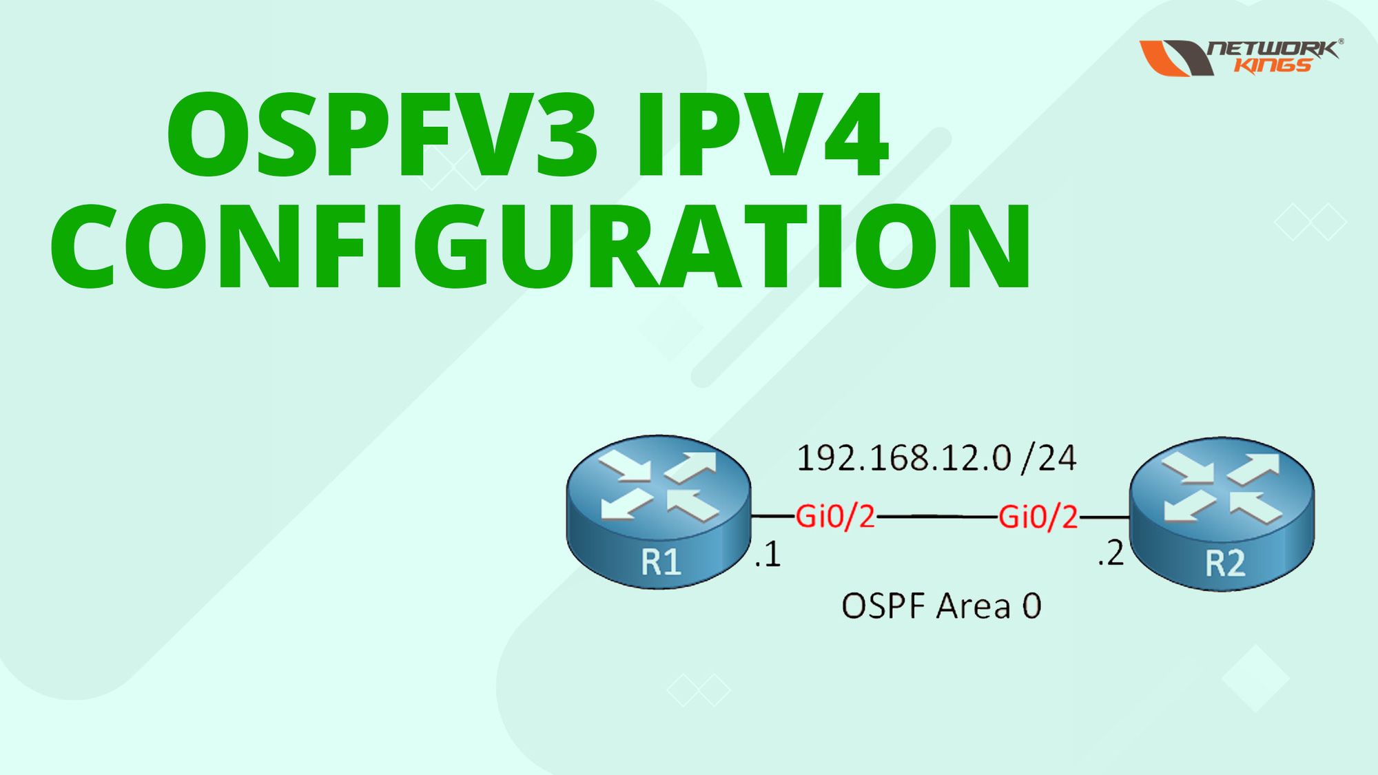 Ospfv3 ipv4 configuration