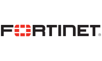 Fortinet logo on a green background.