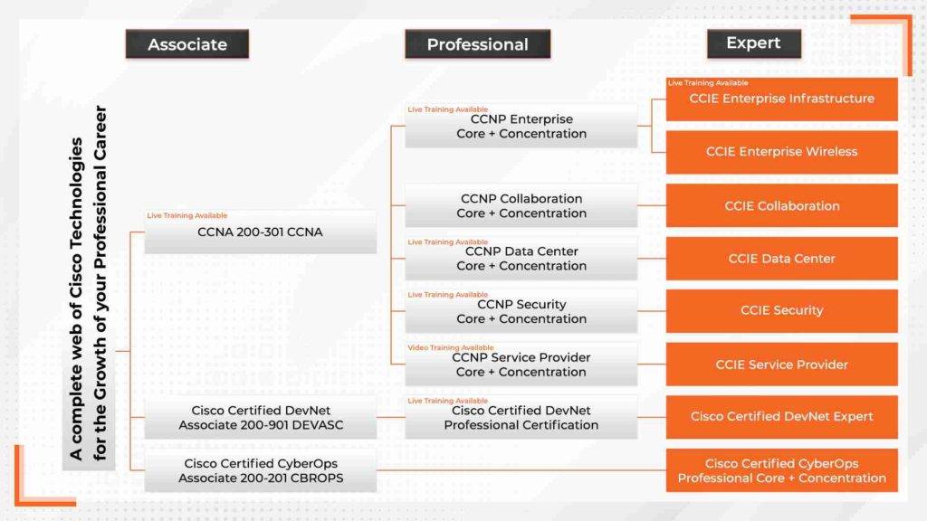 Cisco Courses pathway