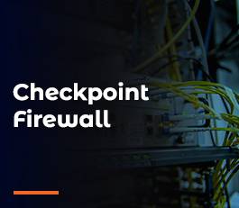 A checkpoint firewall with the text'checkpoint firewall'.
