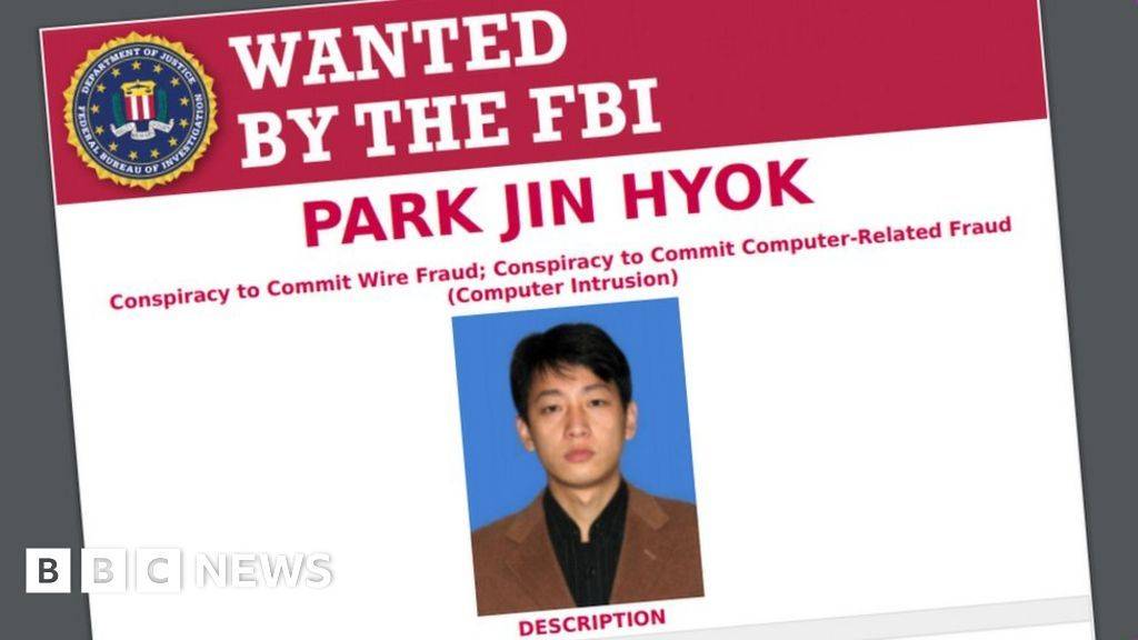FBI seeks Park Jin Hyok over data security allegations.