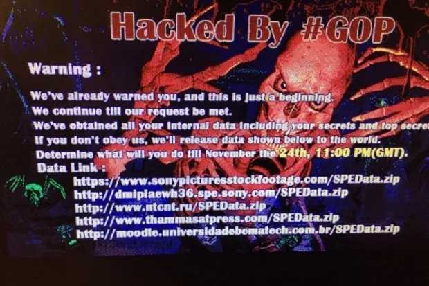 A hacked tv screen displaying "GOP" indicating cloud vulnerabilities.