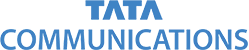 A blue logo with a blue background.