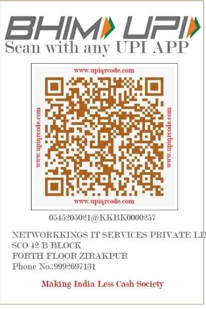 A qr code for the bhimup app.