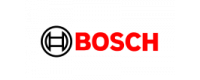 The bosch logo on a white background.