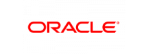 An oracle logo on a white background.